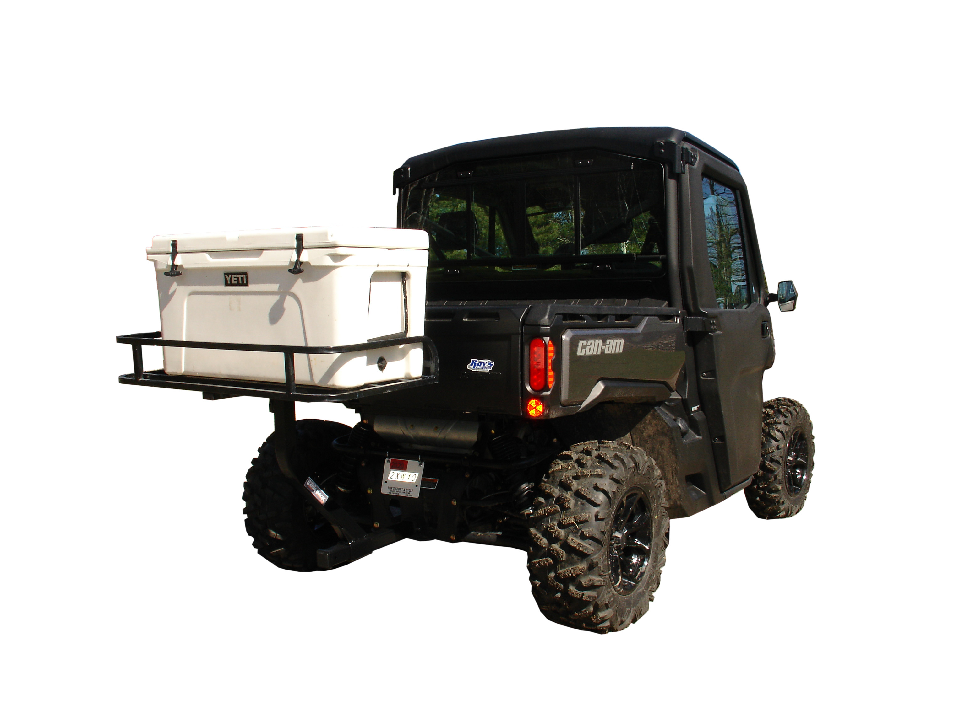 Vehicle BackPack ATV and UTV Rear J2 Mount J2 Cooler Rack